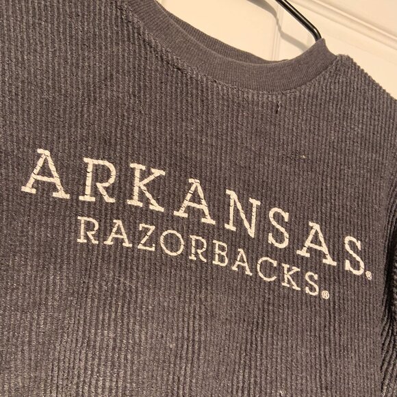 S Ribbed Razorbacks Sweatshirt - Picture 1 of 4